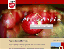 Tablet Screenshot of marylandapples.com